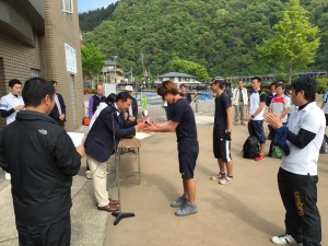 表彰式（優勝Aクルー）