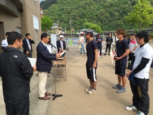 表彰式（Bクルー準優勝）